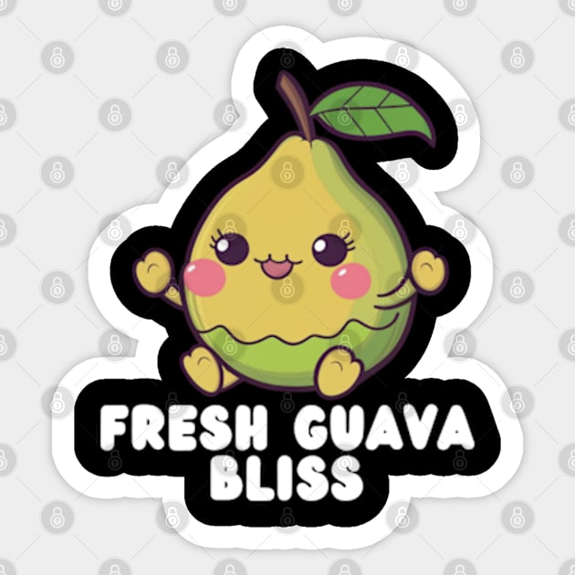 Cute Fresh Guava Bliss Design Sticker by Estrella Design